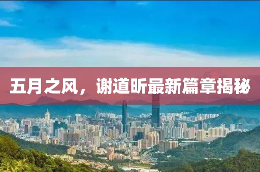 五月之风，谢道昕最新篇章揭秘