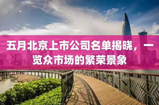 五月北京上市公司名单揭晓，一览众市场的繁荣景象