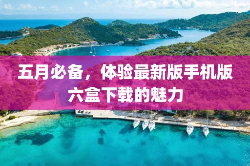 五月必备，体验最新版手机版六盒下载的魅力