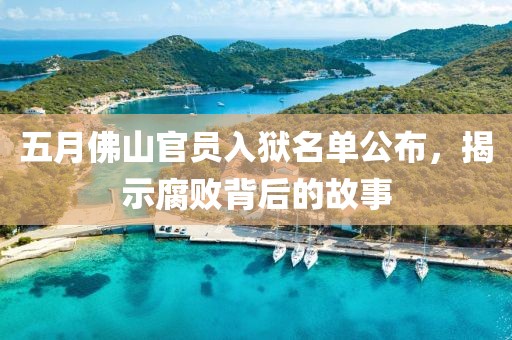 五月佛山官员入狱名单公布，揭示腐败背后的故事