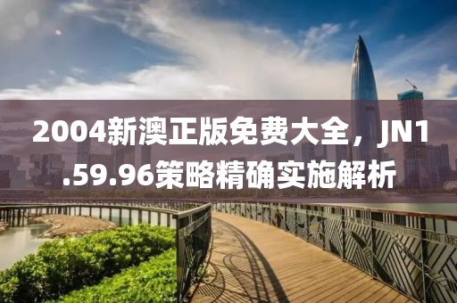 2004新澳正版免费大全，JN1.59.96策略精确实施解析