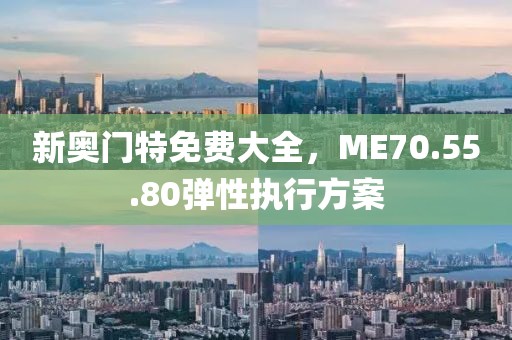新奥门特免费大全，ME70.55.80弹性执行方案