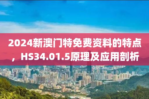 2024新澳门特免费资料的特点，HS34.01.5原理及应用剖析