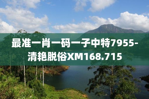 最准一肖一码一子中特7955-清艳脱俗XM168.715