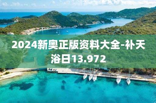 2024新奥正版资料大全-补天浴日13.972