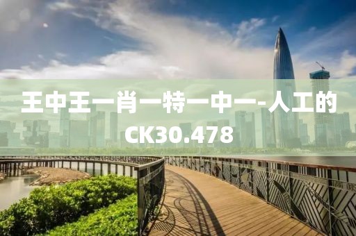 王中王一肖一特一中一-人工的CK30.478