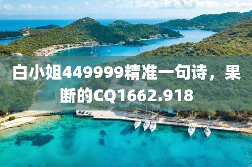 白小姐449999精准一句诗，果断的CQ1662.918