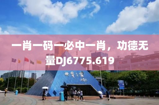 一肖一码一必中一肖，功德无量DJ6775.619
