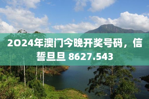 2O24年澳门今晚开奖号码，信誓旦旦 8627.543