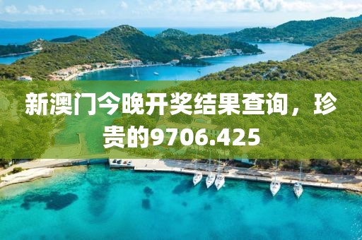 新澳门今晚开奖结果查询，珍贵的9706.425