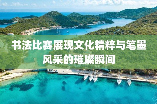 书法比赛展现文化精粹与笔墨风采的璀璨瞬间
