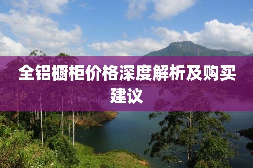 全铝橱柜价格深度解析及购买建议
