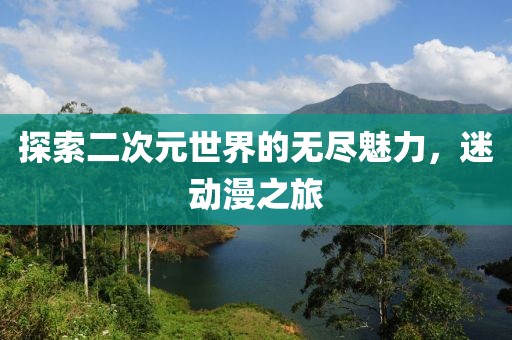 探索二次元世界的无尽魅力，迷动漫之旅