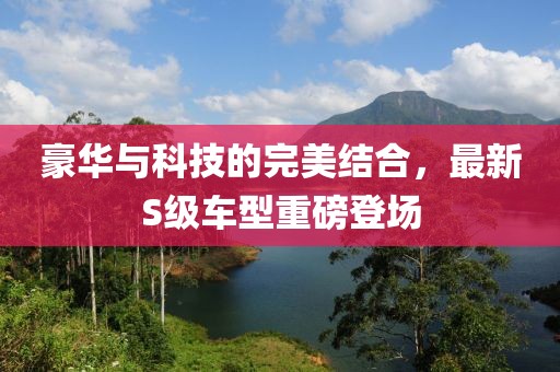 豪华与科技的完美结合，最新S级车型重磅登场
