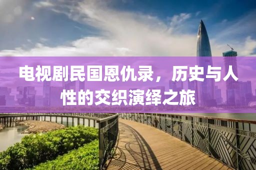 电视剧民国恩仇录，历史与人性的交织演绎之旅