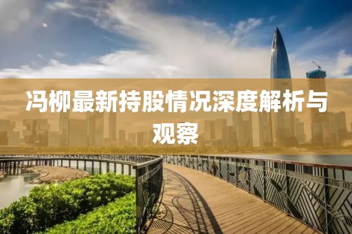 冯柳最新持股情况深度解析与观察