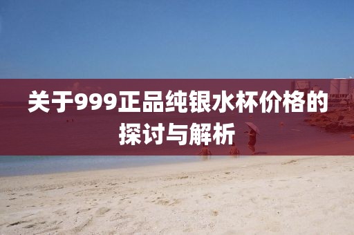 关于999正品纯银水杯价格的探讨与解析