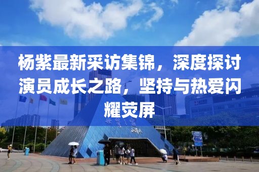 杨紫最新采访集锦，深度探讨演员成长之路，坚持与热爱闪耀荧屏