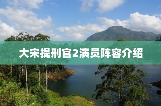大宋提刑官2演员阵容介绍