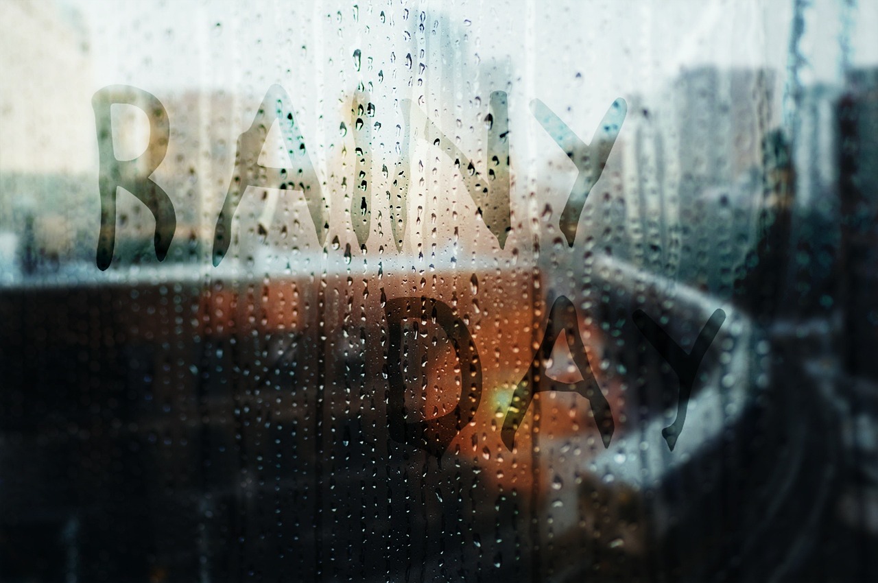动漫雨景之美，雨图魅力与情感表达